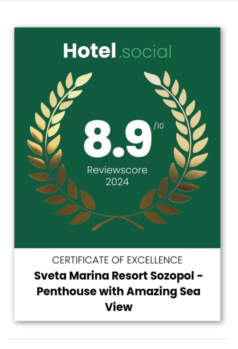 Santa Marina Resort Sozopol - Penthouse With Amazing Sea View Ngoại thất bức ảnh